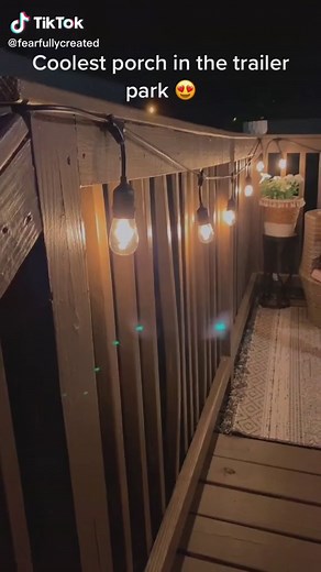 Mobile home porch makeover! | mobile home porch ideas