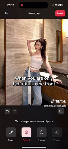 Eraser it on Magic Eraser app get it free now #magiceraser #fyp #edit #fun