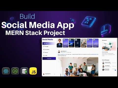 Build a Social Media App with MERN Stack| Part 4 | React Node Express MongoDB Project