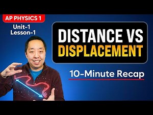 AP Physics 1 - Unit 1 - Lesson 1 - Distance vs Displacement