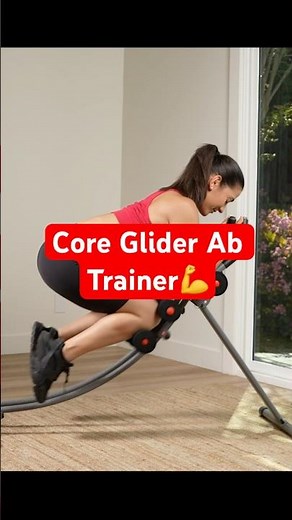 Want Abs? Check out our Core Glider Ab Training Machine #coreworkout