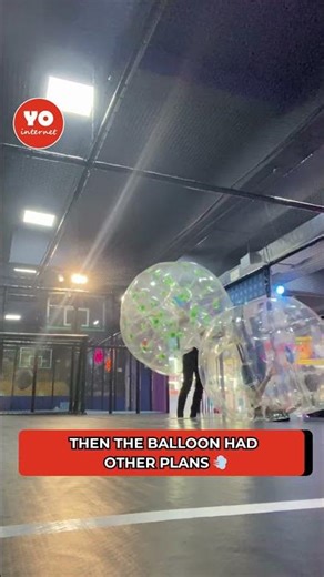 When the balloon game turns into a comedy show 😂🎈