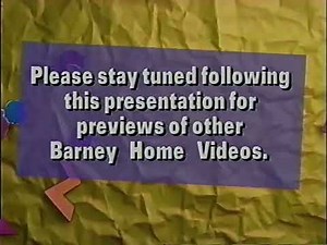 Barney: The “Please Stay Tuned” Bumper (1999-2001)