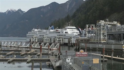 Spring break sailing cancellations on BC Ferries