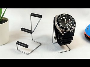 Minimalistic DIY Watch stand with cloth hanger