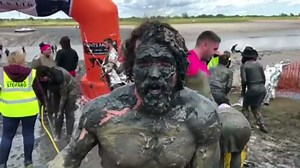 Racers in England slog through mud