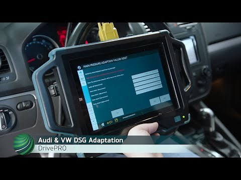 Audi & VW Direct Shift Gearbox Adaptation procedure using Autologic DrivePRO