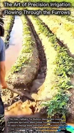 The Art of Precision Irrigation: Flowing Through the Furrows