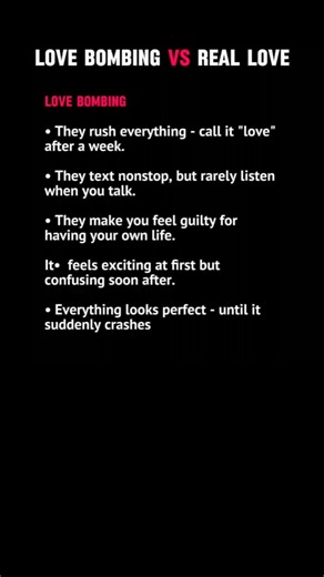 3.7K views | Love Bombing vs Real Love — The Dark Psychology...