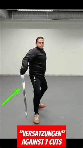 Arming Sword "Versatzungen" (parries) against 7 Cutting lines #hema #martialarts #historicalfencing