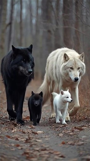 Wolf couple | Alpha Wolf with family🐺 Wildlife #shorts #shortsfeed #wildlife