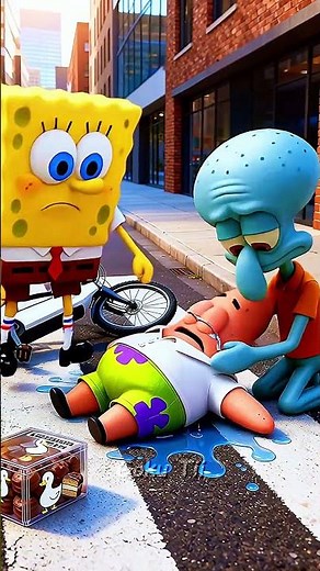 🍫 Patrick’s Chocolate Joy… Then CRASH! 😭 | BFFs Save the Snacks ❤️ #gokutii #shorts