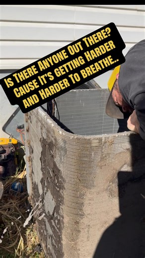 Wait… 👀 See ALL that on this unit?? Yeah — your HVAC might be trying to tell you something… 🎶 “It’s getting harder and harder to breathe…” 🎶 What most homeowners don’t realize 👇 A dirty outdoor unit can quietly: • Spike your power bill • Strain your entire system • Kill efficiency • Lead to expensive breakdowns And the worst part? 👉 Most people don’t notice until their house won’t heat or cool. Don’t let your system suffer in silence. Call the Hive before your unit waves the white flag 🐝📞