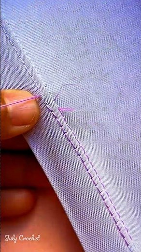 Easy Clothing Repair: Perfect Ladder Stitch Tutorial #HandSewing #DIYCrafts