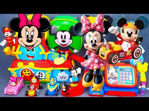 12 Minutes Satisfying Unboxing Disney Mickey Mouse Jumbo Funhouse Cash register | Review toys ASMR