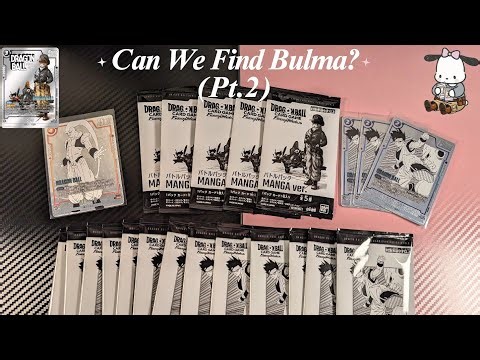 Dragon Ball Super: Fusion World | Battle Pack (Manga Ver. Winner) Trying To Get Bulma PT.2