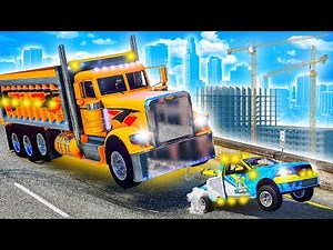 Towing the BIGGEST Construction Trucks in GTA 5!