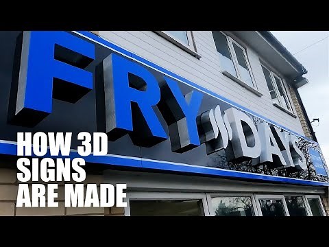 How to Make a Commercial Shop Sign - Step By Step | Innovate Project