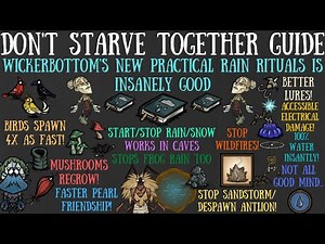 Wickerbottom's Rain Ritual Book Is INSANE! - NEW Wickerbottom Rework - Don't Starve Together