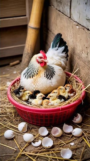 How to hatching at home chick Real Life Egg Hatching with Broody Hen | Protecting Baby Chicks🐣