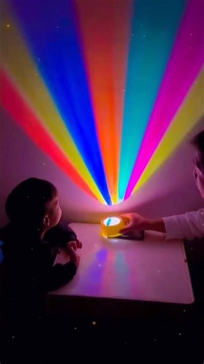 Amazing Rainbow Light Experiment 🌈✨ | DIY Color Project for Kids #shorts#trending #shortsfeed