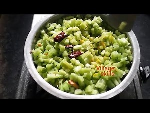 How to cook snake gourd recipe/curry/healthy recipes, potlakai/Padwal fry,recipes for lunch/dinner