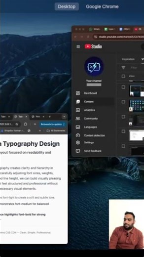 Tailwind Typography in 30 Seconds 🚀 @youtubecreators @YouTube @code #ai #coding #webdesign