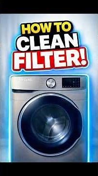 Samsung Washer Filter Cleaning (Do This!)