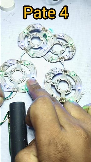 Easy homemade LED decorative light using 3.7 volt batteries #diy #youtubeshorts #shorts