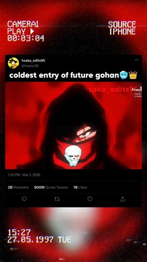 Future Gohan’s Entry Was Pure Chills ❄️ #DBZ #anime #gohan #gohandragonballz