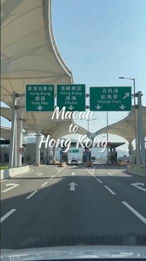 Macau to Hong Kong via the World's Longest Sea Bridge | 8K HDR Travel
