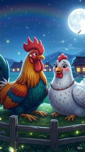 “Murga Murgi Ki Cartoon Love Story”🐔😄🐓
