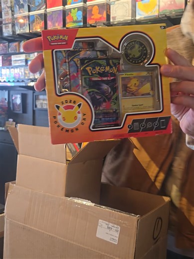 We've got the new thirtieth anniversary pokemon day collection in stock.