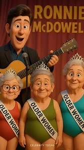🎶 😂 Older Women Version 2 - Ronnie McDowell #CelebrityToons #RonnieMcDowell | Donnie Hazel
