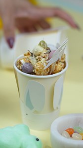 Making Easter snacks for the kids? Here's an easy to assemble Easter treat the kids will love! Hop through the steps for a quick White Chocolate Popcorn treat. #Grandiose #Easter #EasterInDubai #Easter2024 #EasterSunday #Easter | Grandiose