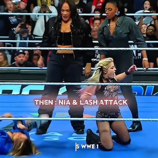 Charollte And Alexa Revenge Lash And Nia Jax || Then Vs Now Edit ☠️🦁||#wwe#short#edit