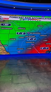 There is a chance for thunderstorms with heavy downpours and small hail late this afternoon and evening. Through Friday morning, we could pick up 2” to 3” of rain. Meteorologist Paul Mireles - KENS 5 has your forecast. https://www.kens5.com/article/weather/forecast/san-antonio-weather-forecast-kens-5-texas-7-day/273-608077503?tag1=kensshare | KENS 5 & Kens5.com