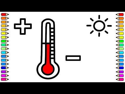 Cómo dibujar un Termómetro 🌡 / Dibujo de Termómetro / How to draw a THERMOMETER