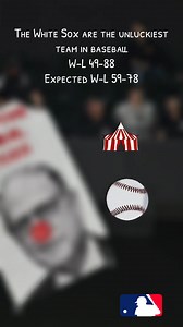 According to Baseball Reference Luck Metrics, the White Sox are the unluckiest team in all of baseball. Do you think their luck changes next year with another influx of some young talent and a few new free agents? Is there hope? #whitesox #MLB #whitesoxbaseball #baseball | South Side Sox