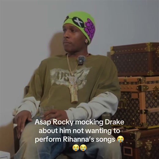 ASAP Rocky mimicking Drake is hilarious lol #rihanna #fyp #drake #asaprocky