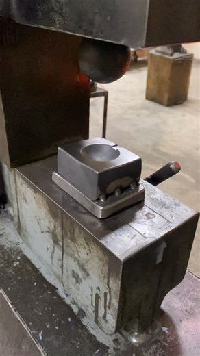 SPOON PRODUCTION . First run of the new soup spoons using custom dies forged yesterday on the @coalironworks 25T . Something extremely satisfying about forging tools to make tools (or cutlery at least). 65 done 135 to go … . Dies in EN9 carbon steel , spoons forged in 304 stainless . Using a hydraulic press to forge tooling makes life a whole lot easier - one heat to press a block of 60 x 40 carbon steel . .. . #blacksmith #forged #hydraulic #spoon #tool #tooling #tools #coalironworks #cutlery #