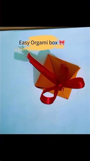DIY Paper Gift Box 🎁 Easy Origami Gift Box Tutorial | paper Craft #Shorts