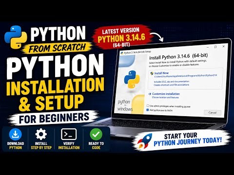 How to Install Python on Windows | Python Installation for Beginners (2026) | Step-by-Step Guide