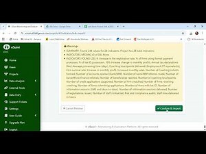 How to add Indicator Measurements on eSuivi