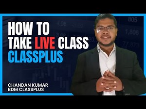 How to Take Live Classes in Classplus Demo | Live Class Courses | Demo Live Class on youtube