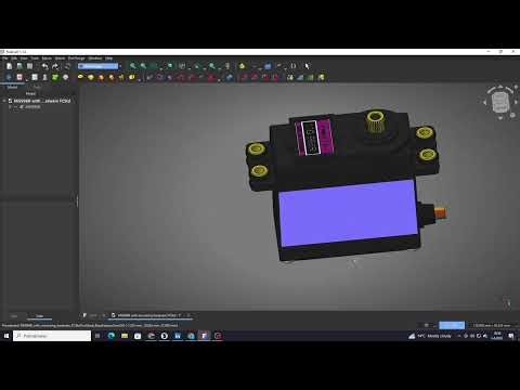 MG996R – Precision 3D CAD Model for Fitment Testing