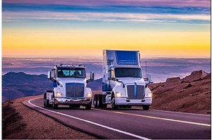 Rare air: Kenworth and Peterbilt electric trucks take on Pikes Peak