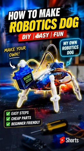 How To Make a Robotics Dog at Home 🐶🤖 | DIY Using Arduino | Days 3