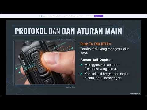 Penjelasan Komunikasi Data pada HANDY TALKY (HT) Kelompok 8 Sistem Informasi