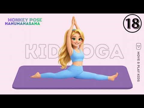 Fun Yoga for Kids | 7 Fun Yoga Poses | Kid Yoga